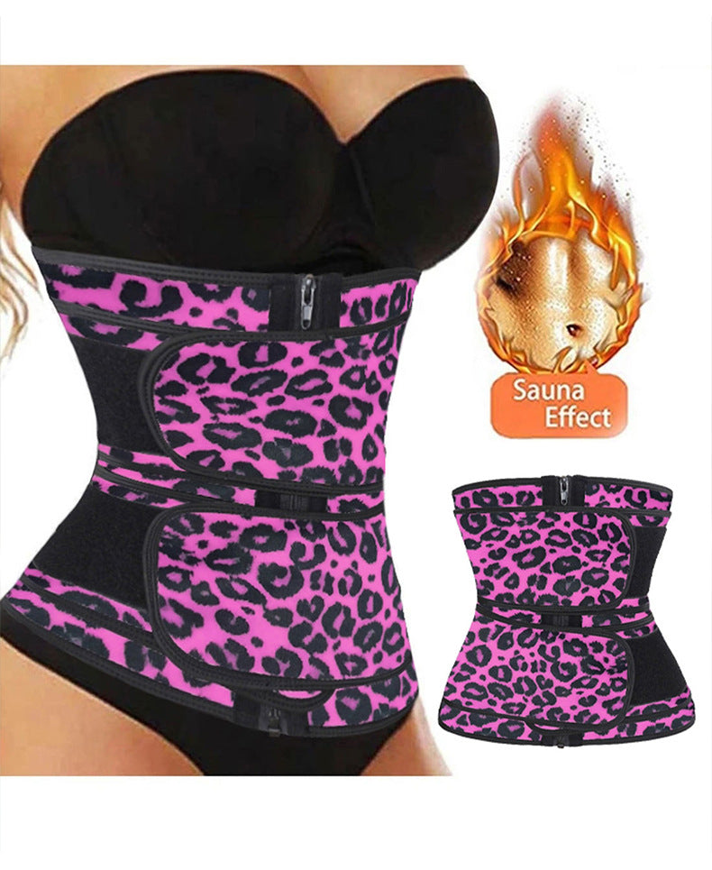 Vigorous sweating exercise postpartum abdomen belt elastic fitness body shaping belt