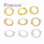 Multi Types 14K/18K Gold Plated Round Bead Frame,Brass Metal Circle Frame Connectors Spacers Beads,DIY Beading Jewelry Making