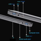 15.6“ Gaming Laptop Computer Wins 11 Intel Core i9 8950HK i3 6100 16GB RAM 1TB SSD Fingerprint Unlock Notebook Laptop Backlight