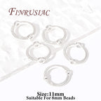 Multi Types 14K/18K Gold Plated Round Bead Frame,Brass Metal Circle Frame Connectors Spacers Beads,DIY Beading Jewelry Making