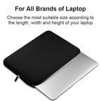 Black Laptop Bag 11 13 14 15 15.6 Inch For Lenovo Xiaomi Dell Notebook Computer Laptops Sleeve Case For Macbook Air Pro Retina