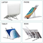 Laptop Stand Ergonomic Adjustable Stand AIDS Computer Cooling Performance Efficient Multi-angle Adjustment Tablet Available