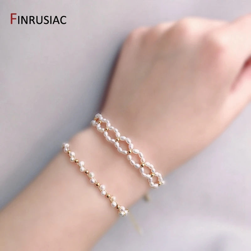 14k/18k real gold plated Round 2/2.5/3/4/5/6mm Spacer Beads For Jewelry making Beads Accessories Findings Wholesale
