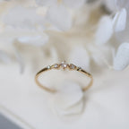 Soild 14k Gold Yellow Color Diamond Rings for Women Fine Wedding Bands Gemstone Engagement Jewelry Luxury Cocktail Gold Rings