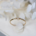 Soild 14k Gold Yellow Color Diamond Rings for Women Fine Wedding Bands Gemstone Engagement Jewelry Luxury Cocktail Gold Rings