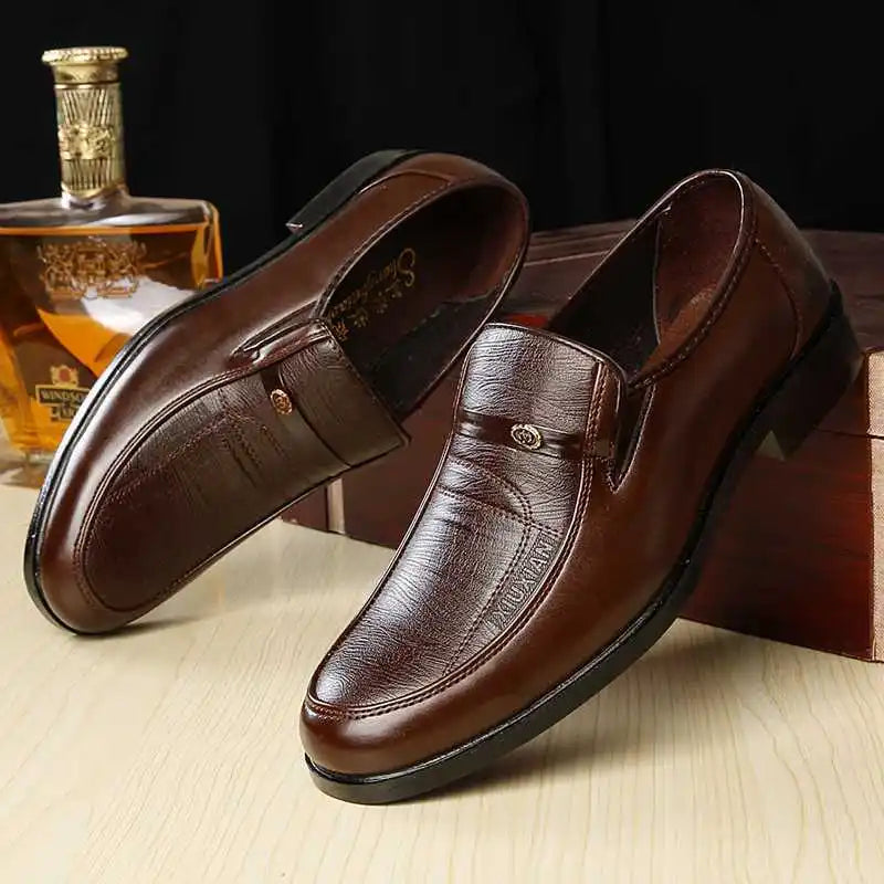 Men Shoes 2021 New Arrival Dress Shoes High Quality Business Leather Lace-up Footwear Formal Shoes for Wedding Party erf4