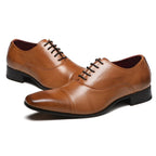 Men Shoes 2021 New Arrival Dress Shoes High Quality Business Leather Lace-up Footwear Formal Shoes for Wedding Party erf4