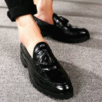 Men Shoes 2021 New Arrival Dress Shoes High Quality Business Leather Lace-up Footwear Formal Shoes for Wedding Party erf4