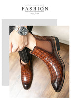 Autumn and winter men's shoes Chelsea boots high-top plus size leather boots knight short boots fashion European and American short tube Chelsea boots