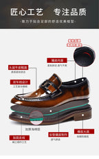 2024 New Shoes For Men Loafers Mens Dress Shoes Leather Shoes Man Male Genuine Leather Social Shoes
