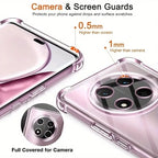 Thick Shockproof Silicone Phone Case For Honor 90 200 Smart 400 Lite Magic 5 6 7 Pro Magic5 Magic6 Magic7 Protection Clear Cover
