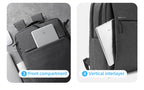 40L Laptop Backpack Durable 17 Inch for Men Women with USB Charger Port & Luggage Sleeve Sturdy College Rucksack Bag For Macbook