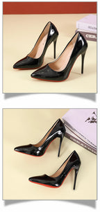 2025 Fashion High Heels 35-45 Plus Size Women Shoes 12cm Thin Stiletto Banquet Wedding Shoes Sexy Pointed Toe Ladies Party Shoes