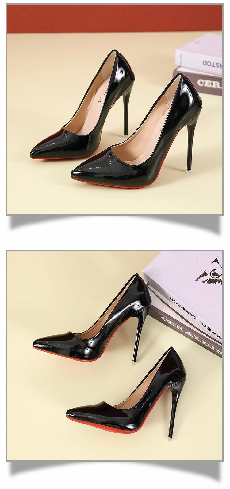 2025 Fashion High Heels 35-45 Plus Size Women Shoes 12cm Thin Stiletto Banquet Wedding Shoes Sexy Pointed Toe Ladies Party Shoes