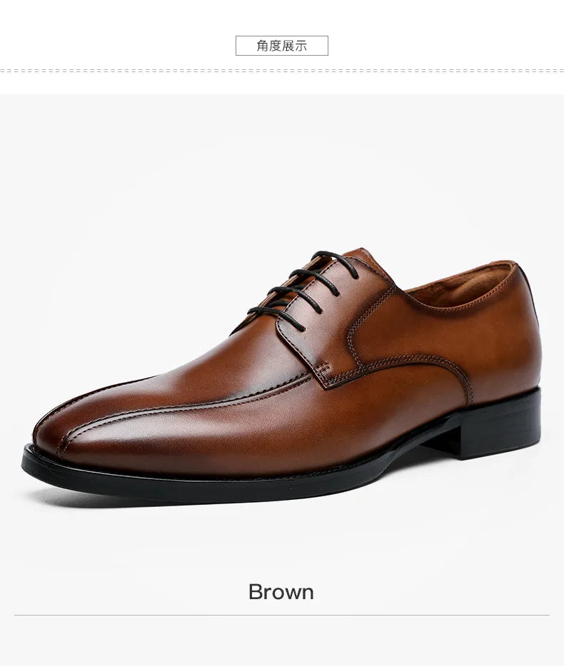 Luxury Designer Italian Style Autumn Polished Elegant Social Shoes Men Business Formal Casual Flat Shoes Men Party Wedding Shoe