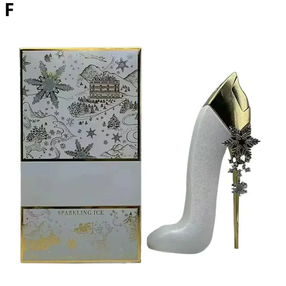 New 80ml Women's Luxury Floral Elegant High Heel Bottle Design Lasting Fragrance Sexy Spray Fashion Deodorant Perfume Gift