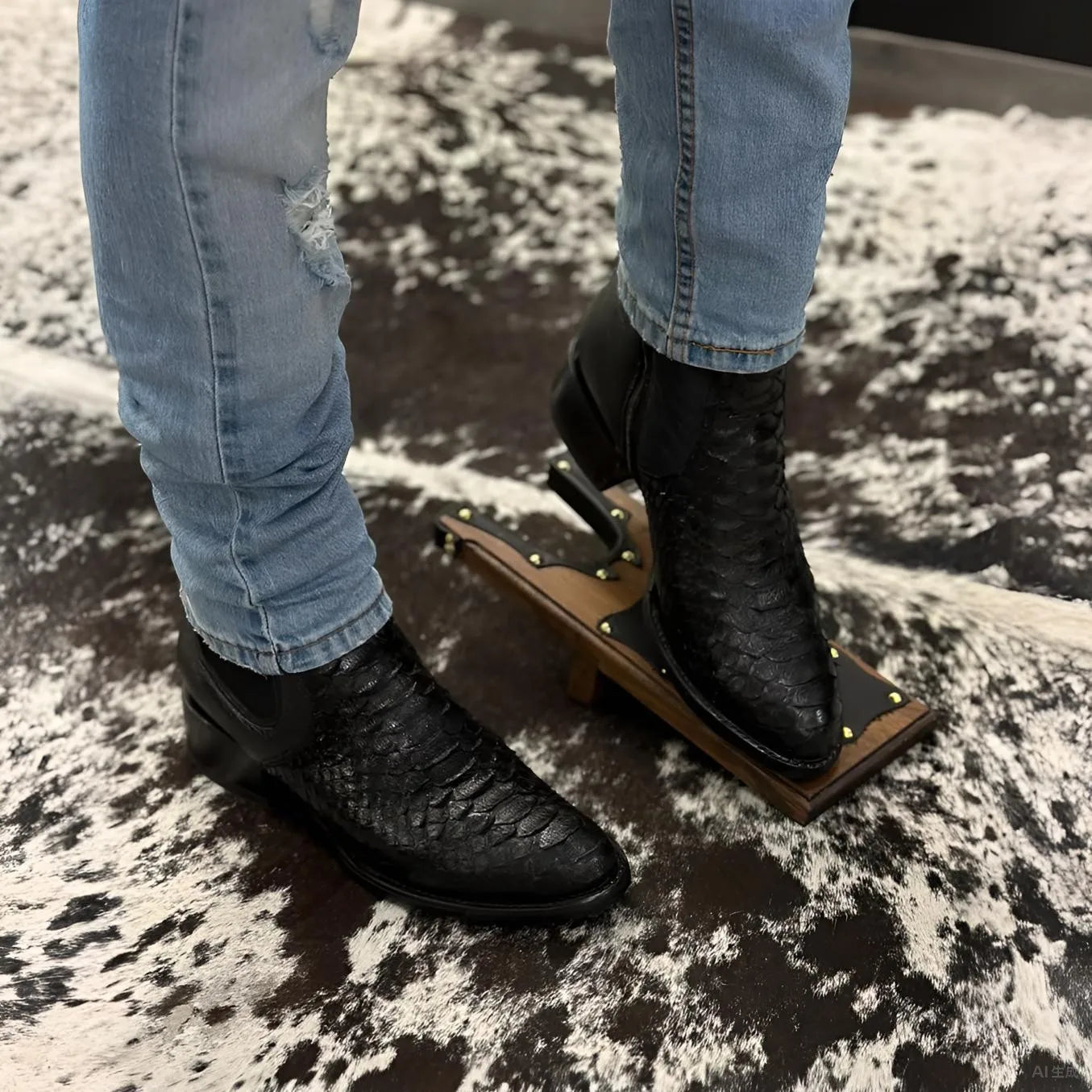 Spring/ Winter men shoes fashion Elegant Chelsea Boots Leather Slip-on Dress Formal Boots Model 2025