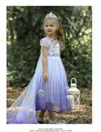 Elsa Dress Kids Girl Formal Princess Long Dress Summer Halloween Party Costumes Children's Frozen 2 Clothes for 3-12 Years Old