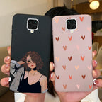 For Xiaomi Redmi Note 9 Pro Max Phone Case Matte Cute Girl Avocado Soft Silicone Cover For Xiaomi Redmi Note 9 Pro Max 9S Bumper