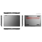 16+2*10.5 Inch Triple Screen Laptop Intel Core I5 12450H 32GB RAM 2TB Notebook Fingerprint/Face Recognition Unlocking Office PC