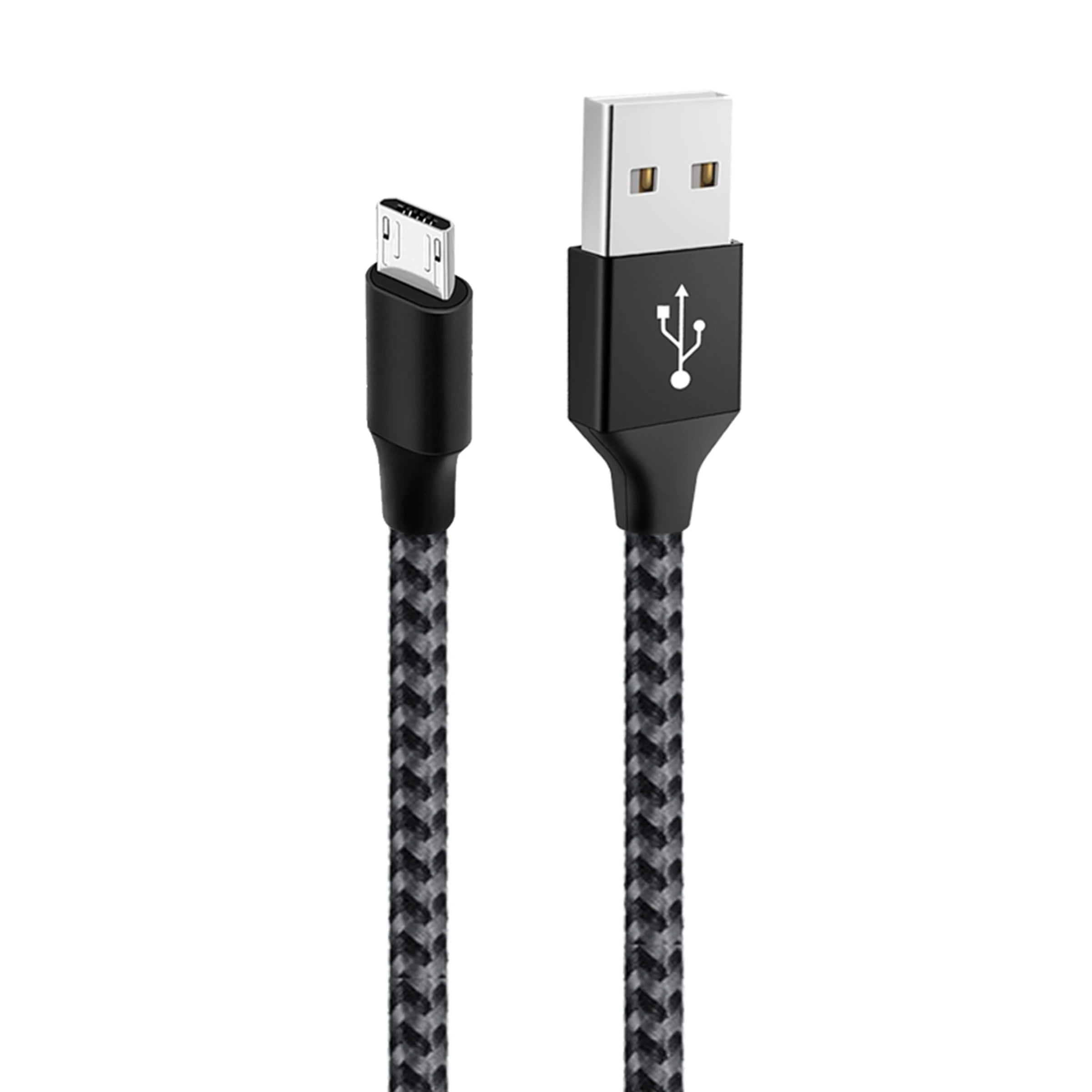 Android Data Cable Fast Charging Cable for Older Phones with Trapezoidal Port Charger Cable Dual-Engine Micro USB Suitable for Huawei Xiaomi Vivo Meizu Honor Oppo Android Car Fast Charging Cable 1m