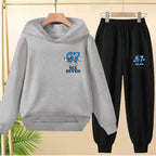 Kids Leisure Clothes Boy Girls Spring Hoodie 67 six seven Print Graphic Children Clothing 3 To 12 Age Comfortable Sportswear Set