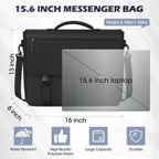 Laptop Briefcases for Men 15.6 Inch Laptop Bag Water resistant Computer Bag Lightweight Shoulder Satchel Bags