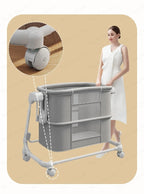 Portable Child Beds Multifunctional Children Folding Newborn Baby Cribs Child Beds Luxury Baby Bassinet Bedside Crib