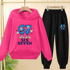 Kids Leisure Clothes Boy Girls Spring Hoodie 67 six seven Print Graphic Children Clothing 3 To 12 Age Comfortable Sportswear Set