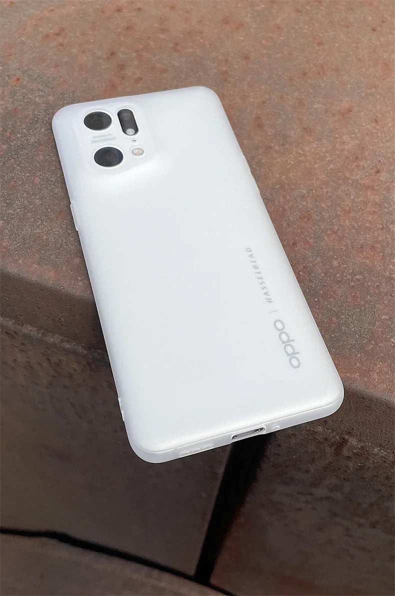 Matte Transparent Case For Oppo Find X5 Pro Ultra Thin Case For Find X5 Cover TPU Soft Silicone Simple Fashion Shell Bumper Capa