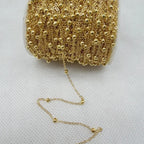 2yards Golded/silvered Plated Necklace Chain for Jewelry Making Findings DIY Necklace Chains Materials Handmade