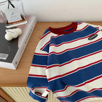 2-7Y autumn Children Clothes For Baby Girl Boys T-shirt Stripe Cotton Long Sleeves Shirts Teen Hoodie Bottoming Shirt Kids Tops