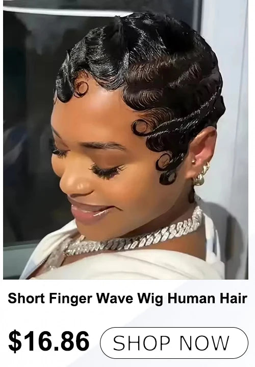13x4 Curly Bob Wig Human Hair 100% Glueless Wear and Go HD Lace Human Hair Frontal Preplucked Ready to Wear Water Wave Bob Wigs