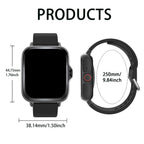 Smart watch, wireless calling /dial, multi -Sport mode, calling reminder and rejection, SMS reminder, for iPhone/Andriod