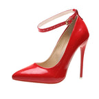 2025 Fashion High Heels 35-45 Plus Size Women Shoes 12cm Thin Stiletto Banquet Wedding Shoes Sexy Pointed Toe Ladies Party Shoes