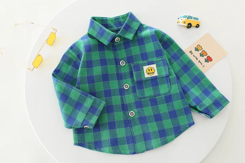 Baby Boy Clothes 0-5 Years Old Spring And Autumn Cotton Suit Boy Letter Plaid Hooded Shirt + Pants Baby Boy Two-Piece Suit