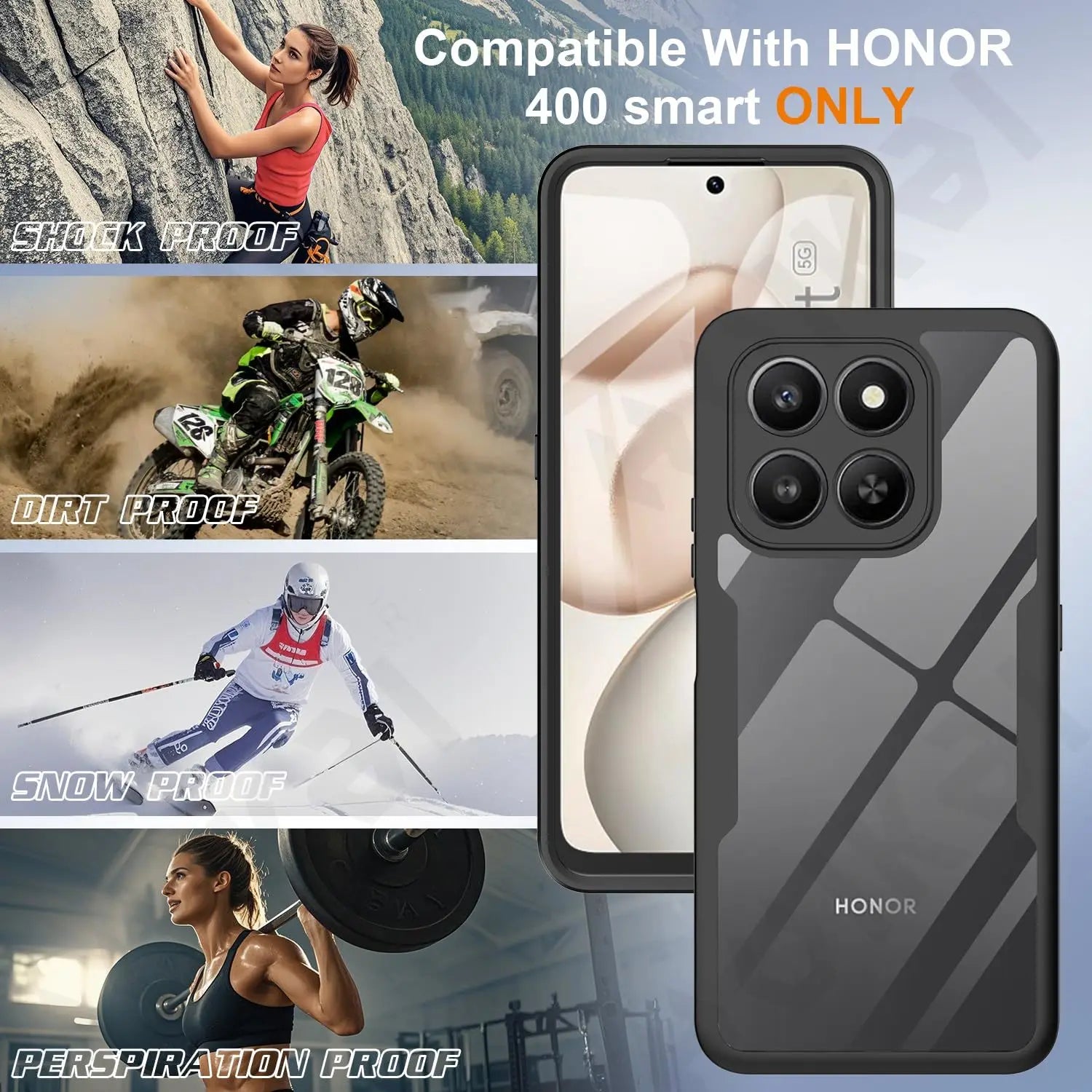 Case For Honor 400 Smart Pro Lite 4G 5G 360 Full Shockproof Silicone Screen Protection Phone Cover