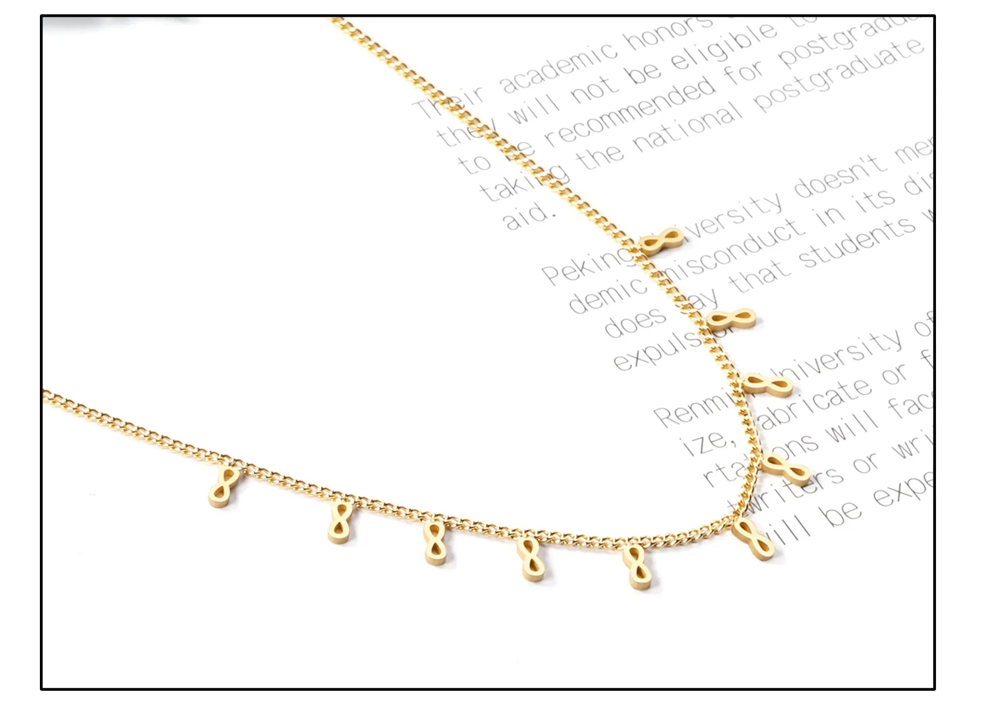 LUXUKISSKIDS Trendy Korean 5 Stars Charms Clavicle Choker Steel Fairy Woman Eight-Pointed Star with Shiny Zirconia Neck Collier
