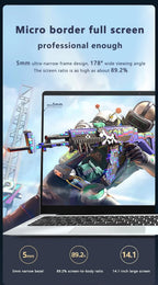 2026 Office Laptop Windows 11 intel core i7 8650U intel Atom x7 A3950 14.1 inch Notebook Computer PC 1920*1080P 12GB RAM 2TB SSD