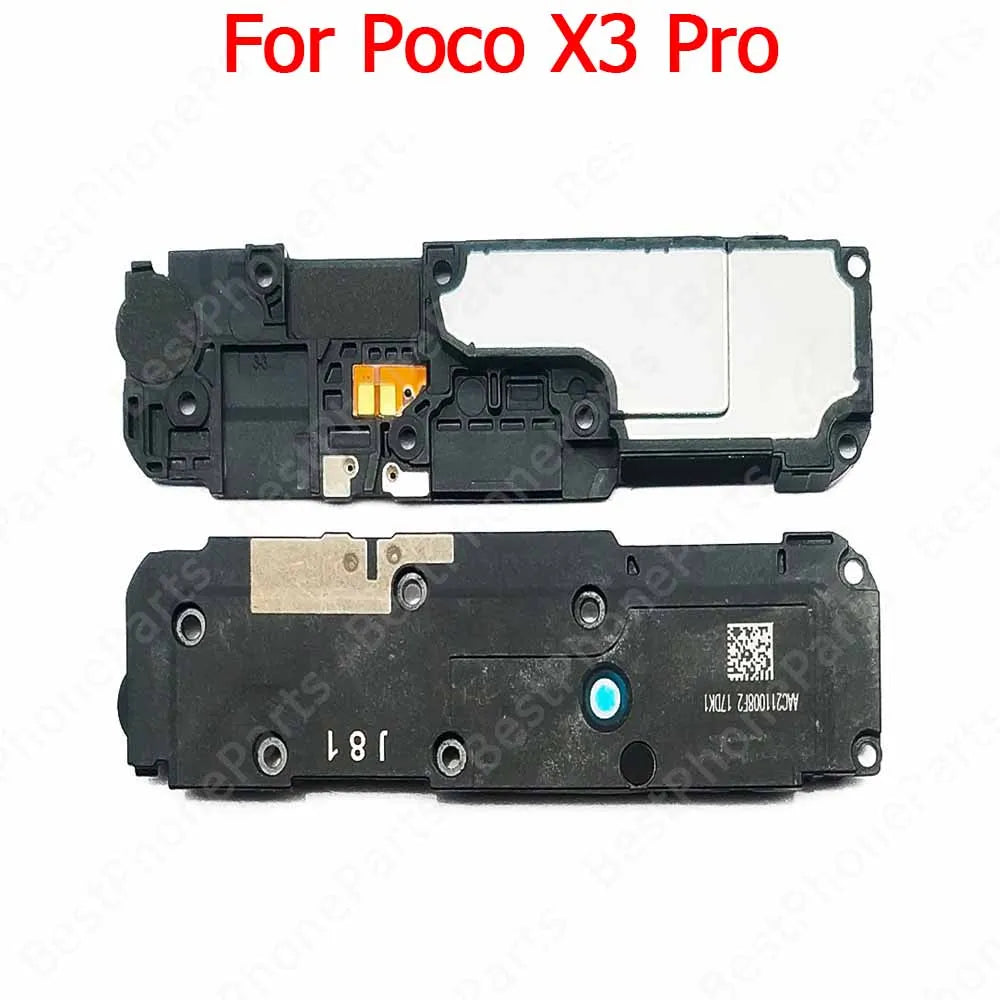 Loudspeaker For Xiaomi Poco X5 X6 Pro 5G X2 X3 NFC X4 GT Loud Speaker Buzzer Ringer Sound Module Replacement Parts