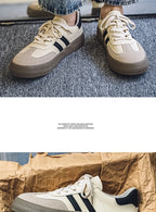Men's Trendy Popular Leisure Shoes Versatile Soft Leather for Men Sneakers Man Low-top Wear-resistant Sports Walking Footwear