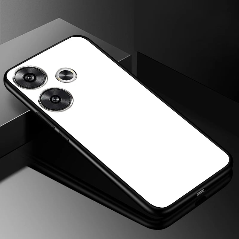 For Xiaomi Redmi 13 Case Cover Tempered Glass Cases for Xiaomi POCO M6 4G Redmi13 Redmi 13C 4G 5G Hard Back Bumper POCO C65