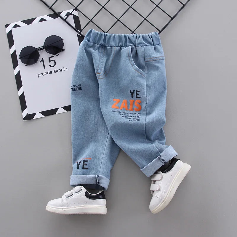 Baby Boy Clothes 0-5 Years Old Spring And Autumn Cotton Suit Boy Letter Plaid Hooded Shirt + Pants Baby Boy Two-Piece Suit
