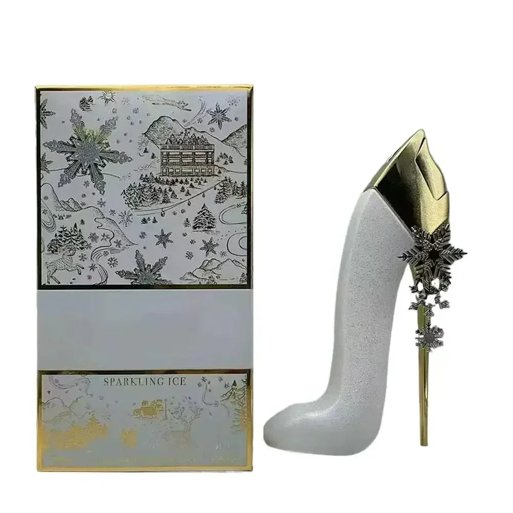 New 80ml Women's Luxury Floral Elegant High Heel Bottle Design Lasting Fragrance Sexy Spray Fashion Deodorant Perfume Gift