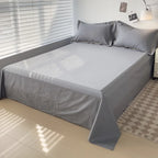 Soft Egyptian Cotton Bed Sheet Home Textile Luxury 400TC 100% Cotton Flat Sheets Bed Linen Single Queen King Size Bedspreads