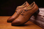 Elegant Leather Men Shoes Italian Formal Dress Male Footwear Luxury Brand Fashion Moccasins Office Working Oxford Shoes for Man