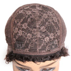 Short Curly Human Hair Wigs For Women Full Machine Made Kinky Curly Wigs Human Hair 150% Density Pixie Cut Wig