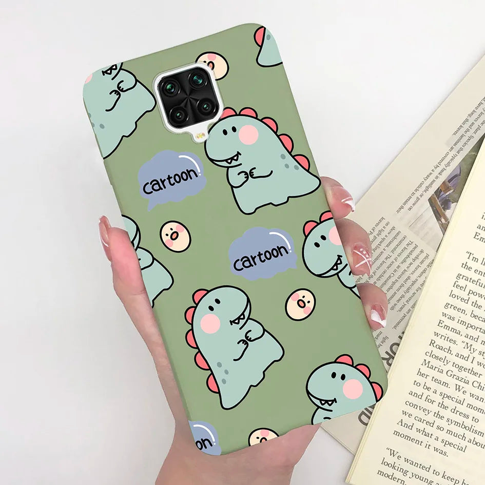 For Xiaomi Redmi Note 9 Pro Max Phone Case Matte Cute Girl Avocado Soft Silicone Cover For Xiaomi Redmi Note 9 Pro Max 9S Bumper