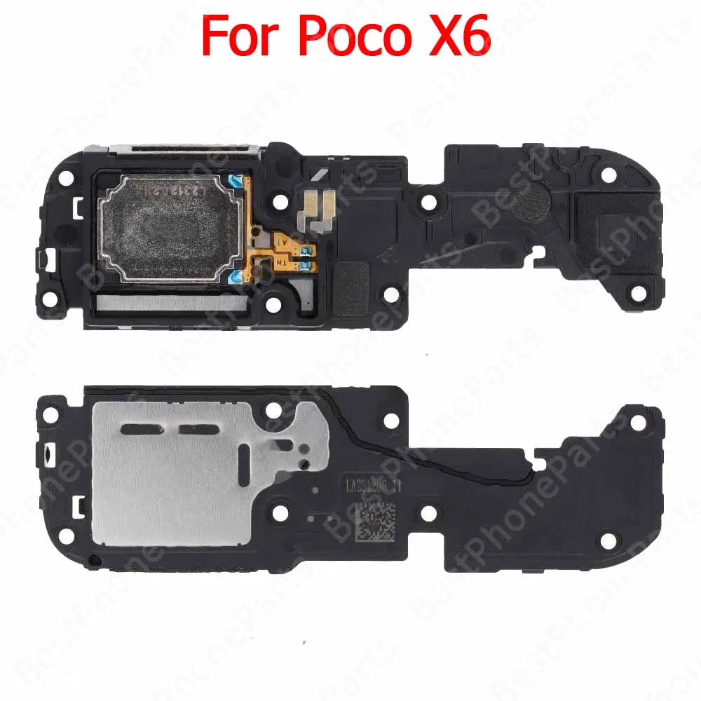 Loudspeaker For Xiaomi Poco X5 X6 Pro 5G X2 X3 NFC X4 GT Loud Speaker Buzzer Ringer Sound Module Replacement Parts