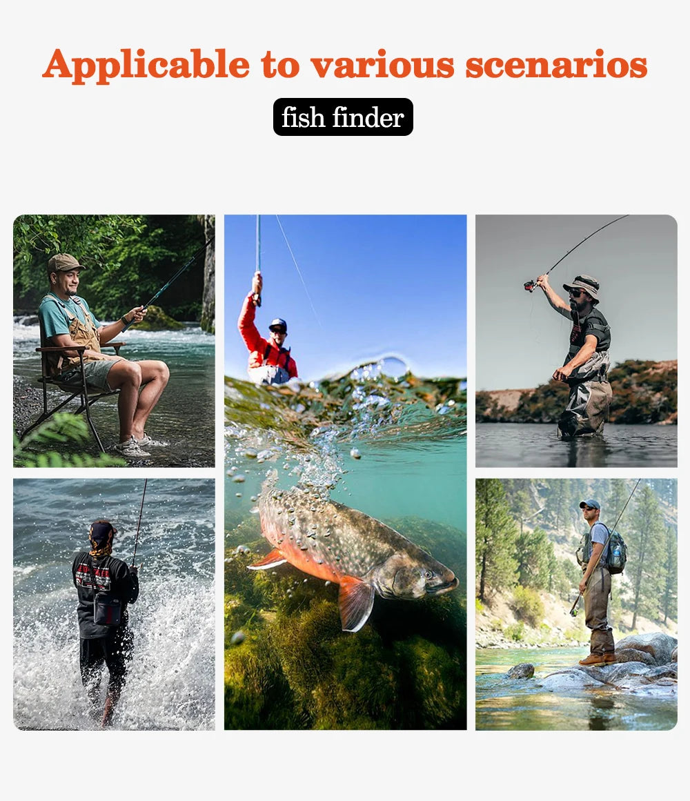 Smart Phone Fish Finder with Bluetooth, Sonar, Intelligent Fish Visual Fishing, Android and iOS, 2024New Brand